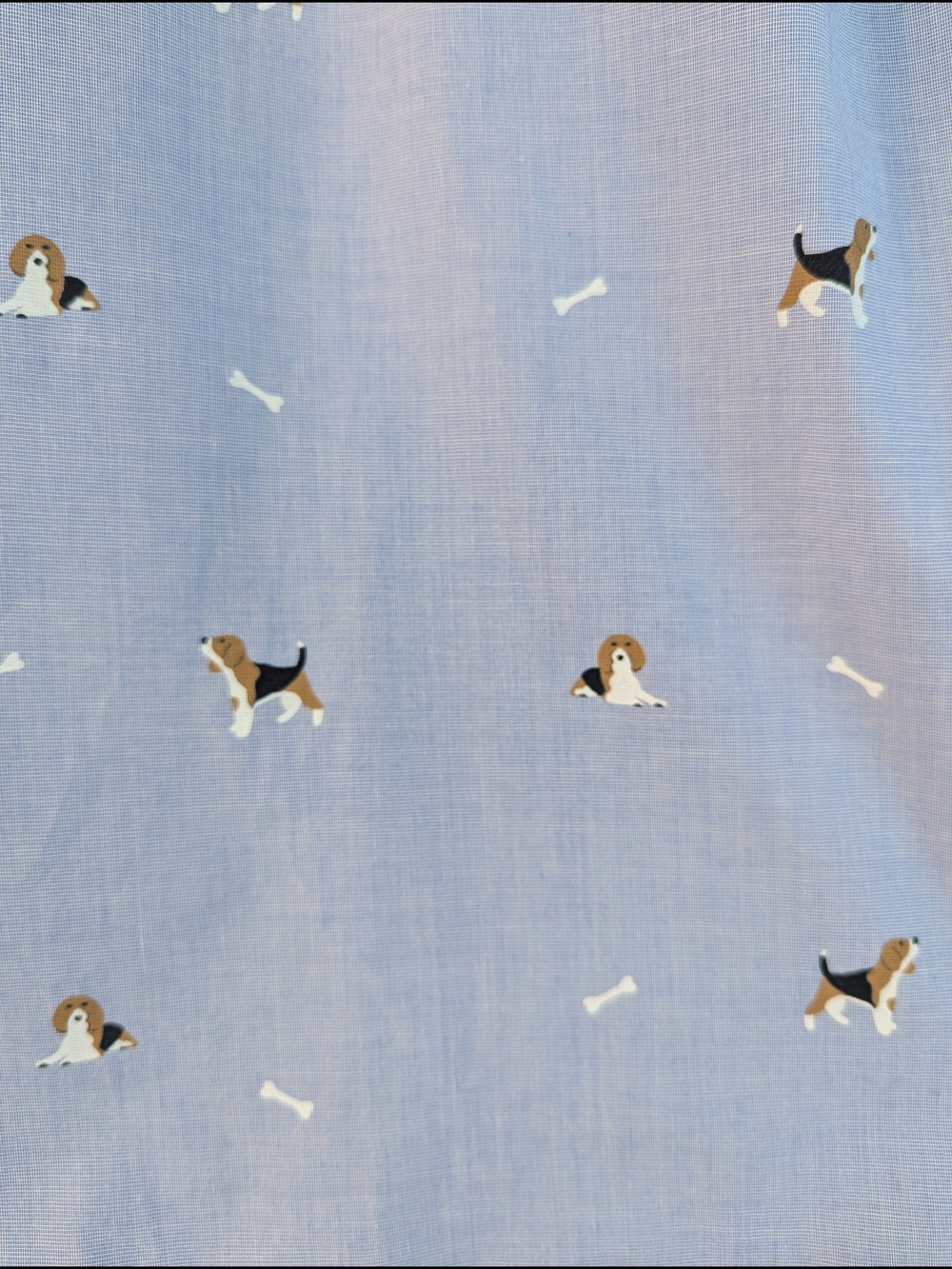 Talbots Plus Button-Up Shirt Blue 100% Cotton Fetching Beagle Size 1X - Picture 4 of 6